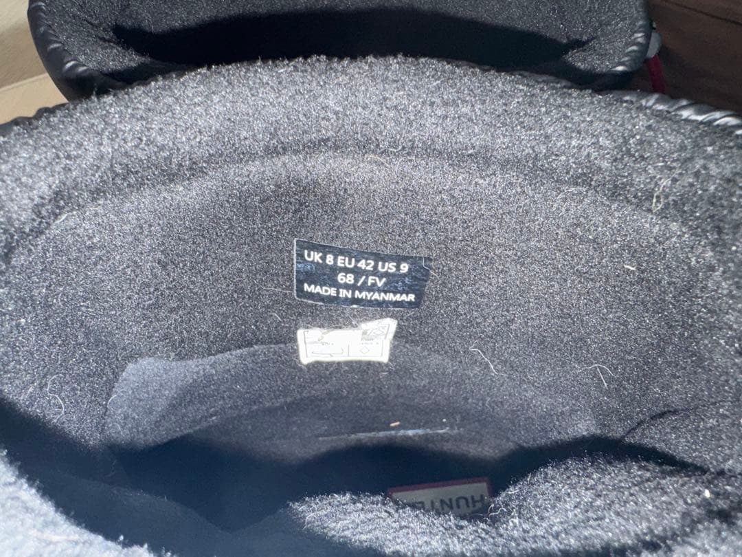 HUNTER ハンター スノーブーツ ショートブーツ　UK8 (26.5cm)