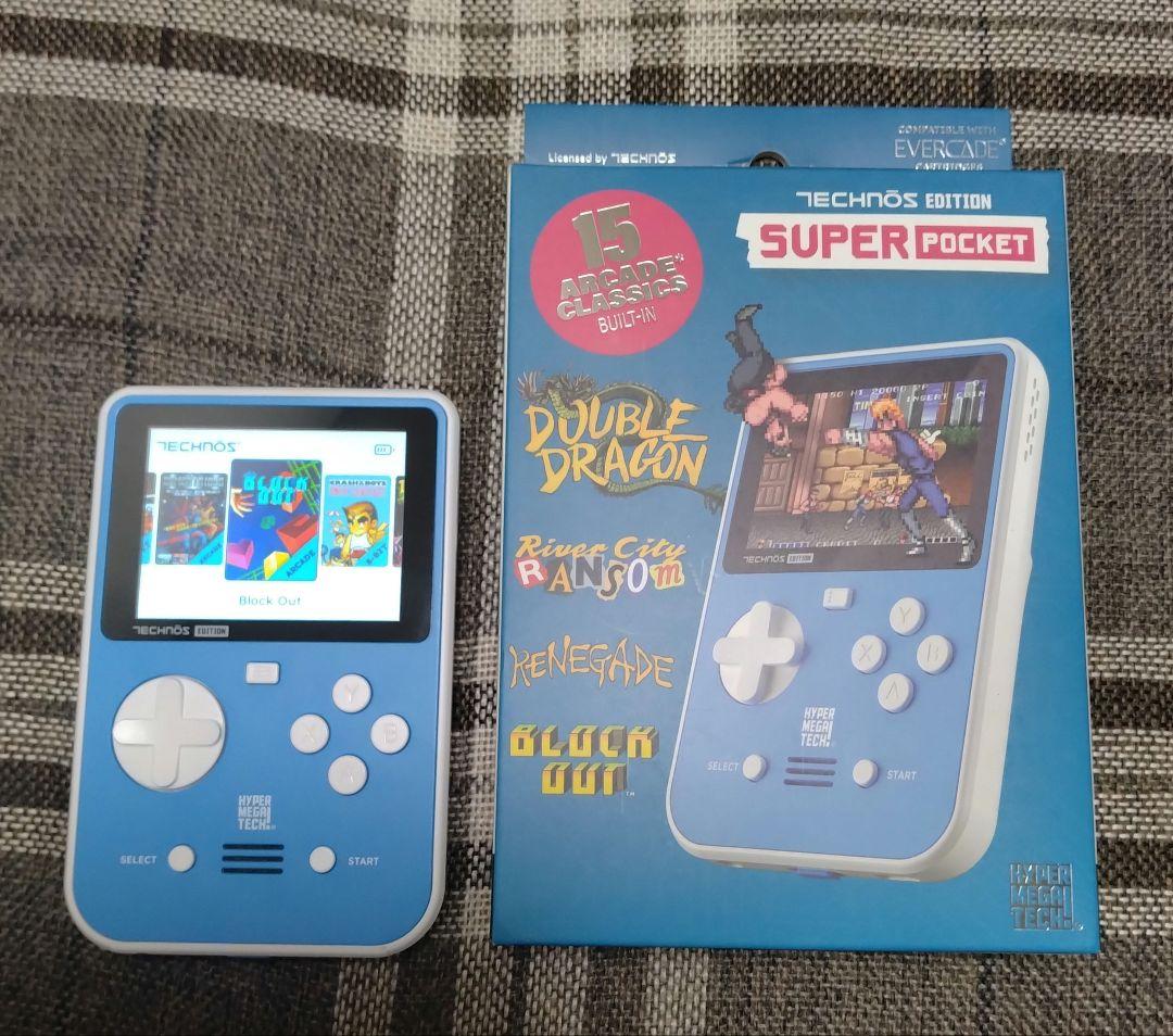 Evercade　SUPER POCKET Double Dragon 青 Amazon.com: Super Pocket TECHNOS Edition : Toys & Games