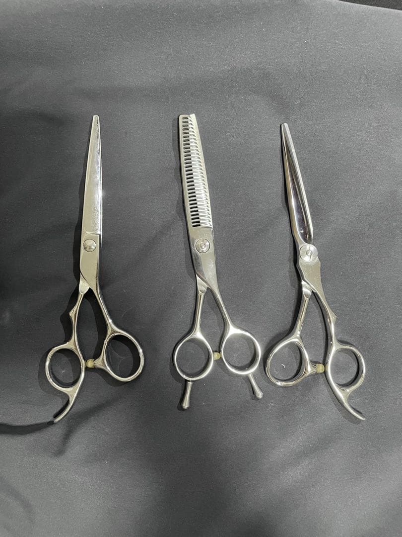 美容師 シザー 3本セット美品 カットシザー セニング ブレンディング 切れ味抜群プロ用セニングシザーブレンダー理美容師＆トリマー