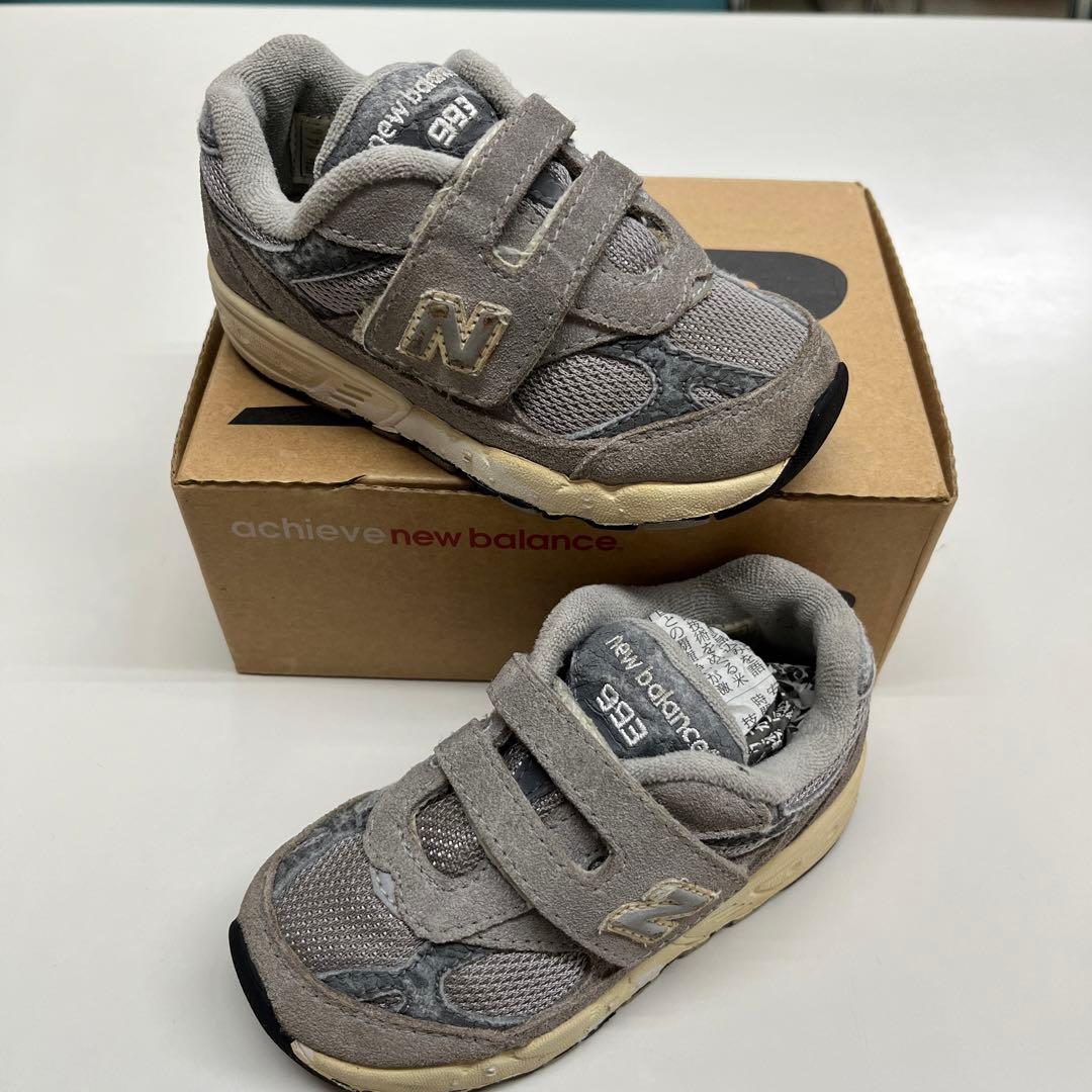 ニューバランス 993 キッズ 14センチ - メルカリ