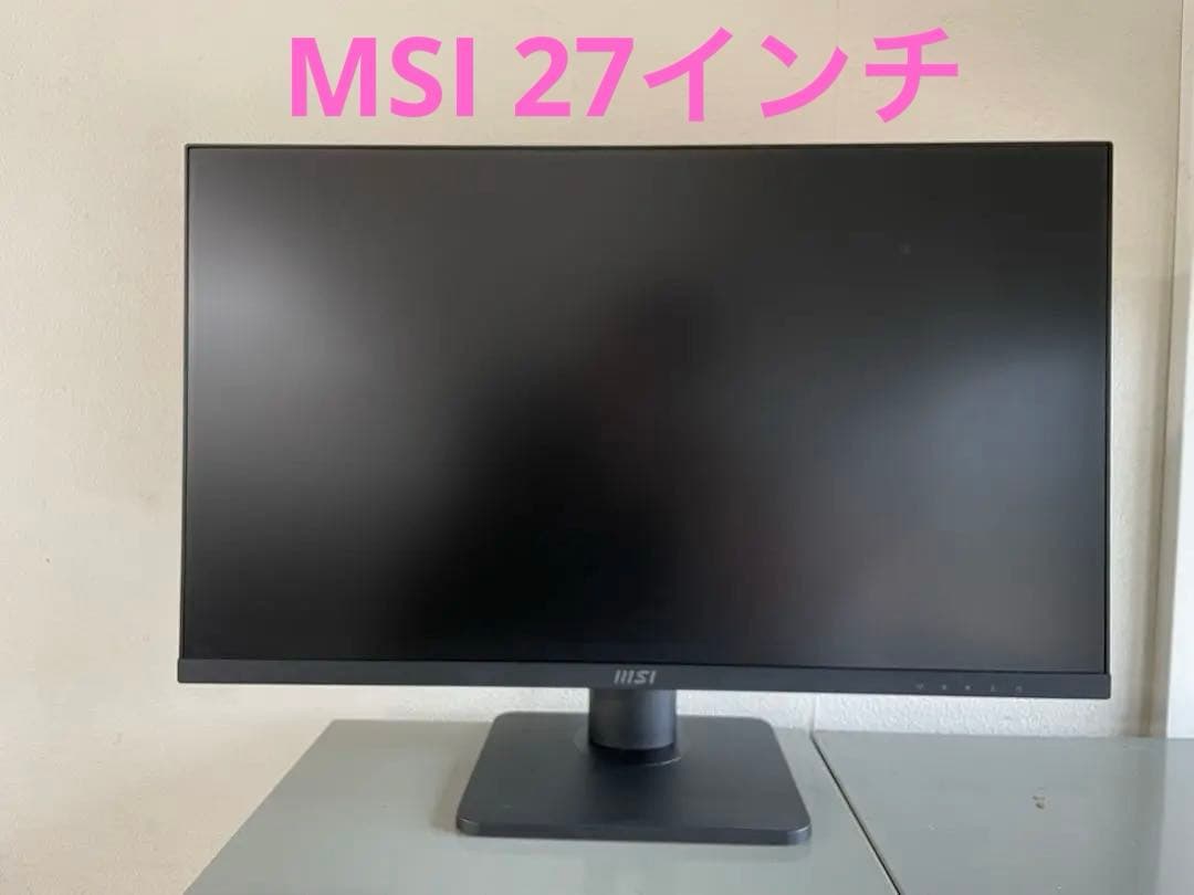 【美品・保証書付き】27インチモニターMSI MP273AP IPS ゲーミング MSI PRO MP273AP