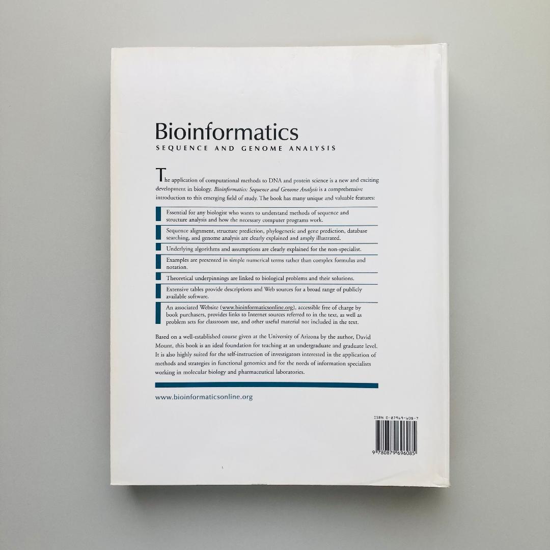 洋書・専門書】Bioinformatics 第1版
