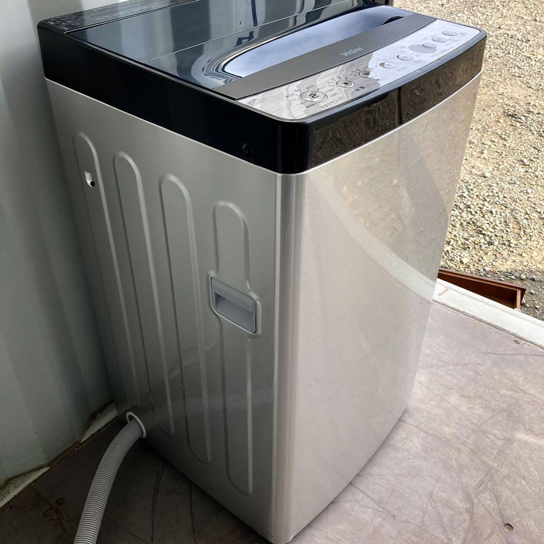 取付無料！高性能・高年式ステンレスシルバーおしゃれデザイン洗濯機