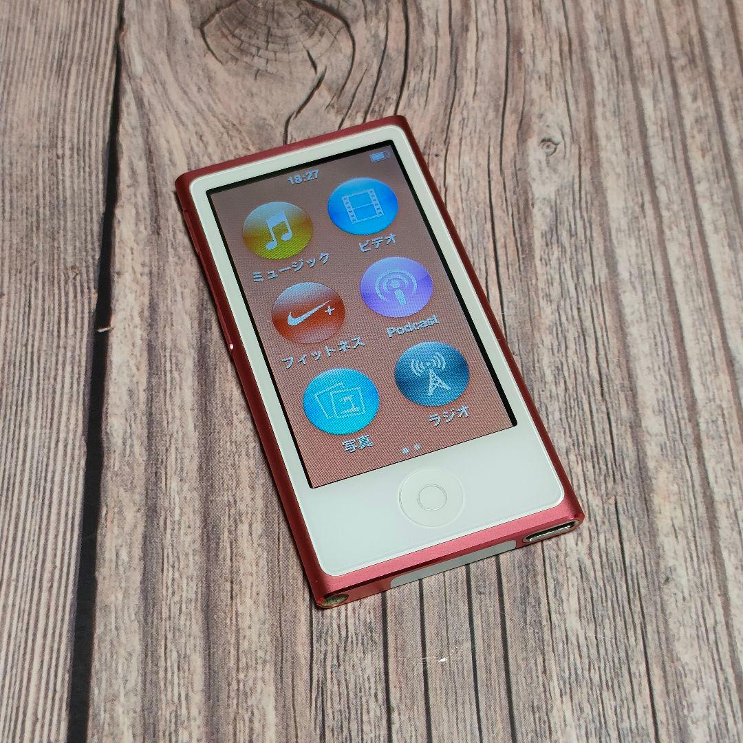 iPod nano 第7世代 16GB レッド 超美品 Apple iPOD NANO 7th Gen 16GB PRODUCT RED A1446 (Latest Model