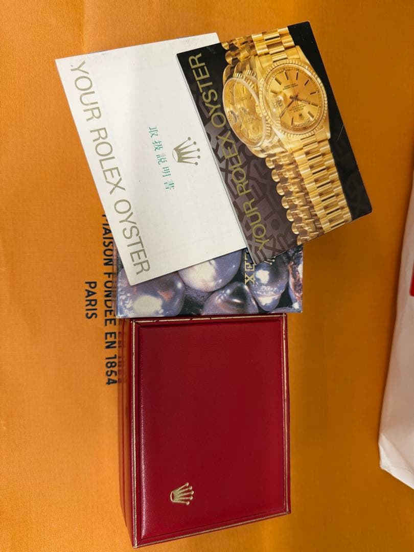 ROLEX DATEJUST 空箱 Rolex Datejust 16233 1989 with original box and papers
