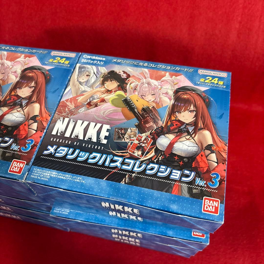 新品未開封】NIKKE メタリックパスコレクションVer.3 10BOX