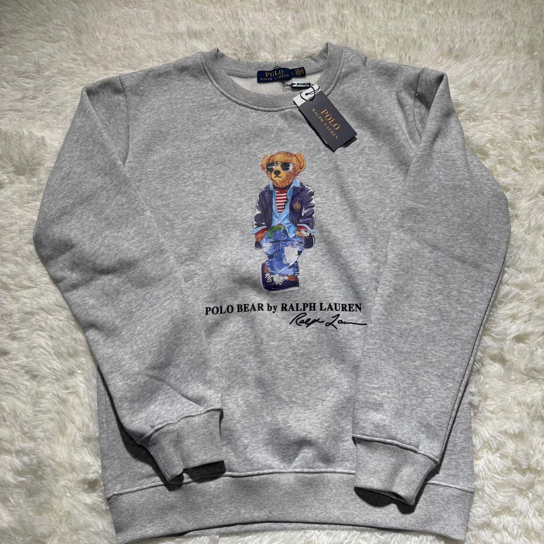 Lサイズ　Polo Ralph Lauren グレー スウェット POLO RALPH LAUREN（ポロ・ラルフローレン） ポロ ラルフローレン