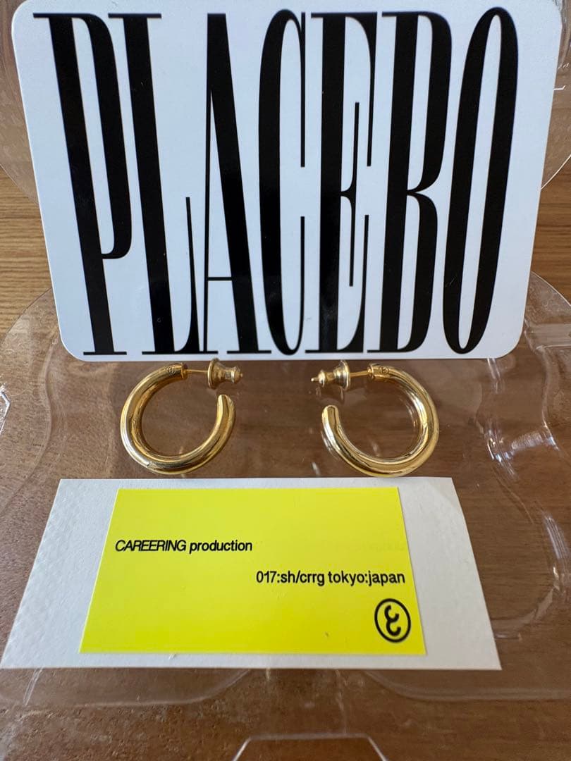 CAREERING PLACEBO 501 ゴールドピアス 山下智久着用 CAREERING PLACEBO 501 山下智久 着用の通販 by MYV shop｜ラクマ