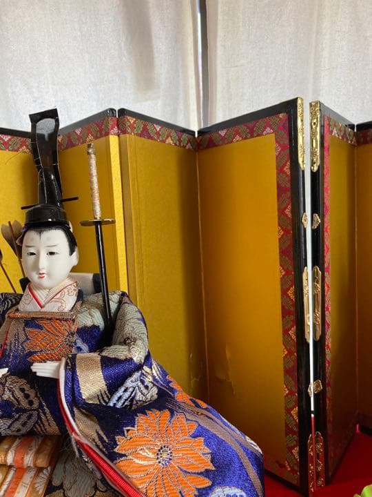 ひな人形 7段 廣栄 白鶴雛