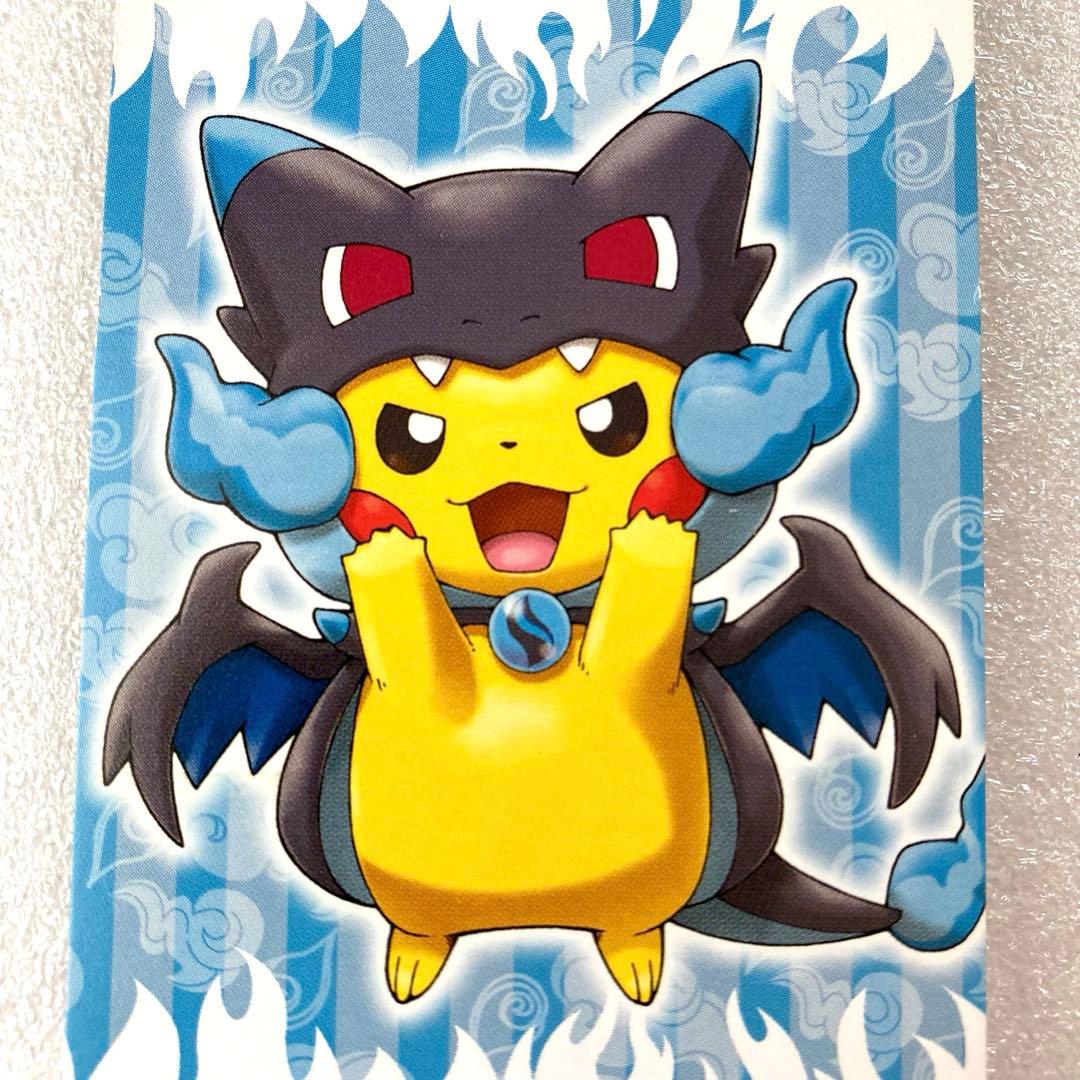 ポケモンセンター ポンチョを着たピカチュウ 名刺カード メガ
