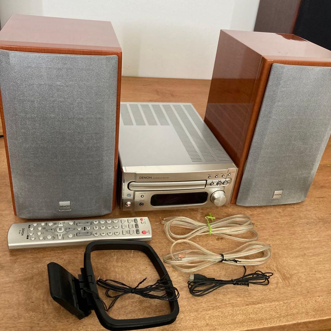 美品 高音質 DENON CDレシーバー RCD-M33 デノン リモコン付