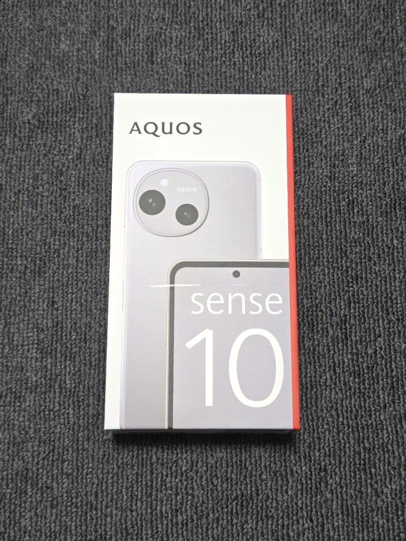 【新品未開封】SHARP AQUOS sense10 256GB ライトシルバー シャープ(SHARP) AQUOS sense10 6.1型 8GB/256GB ライトシルバー SIM