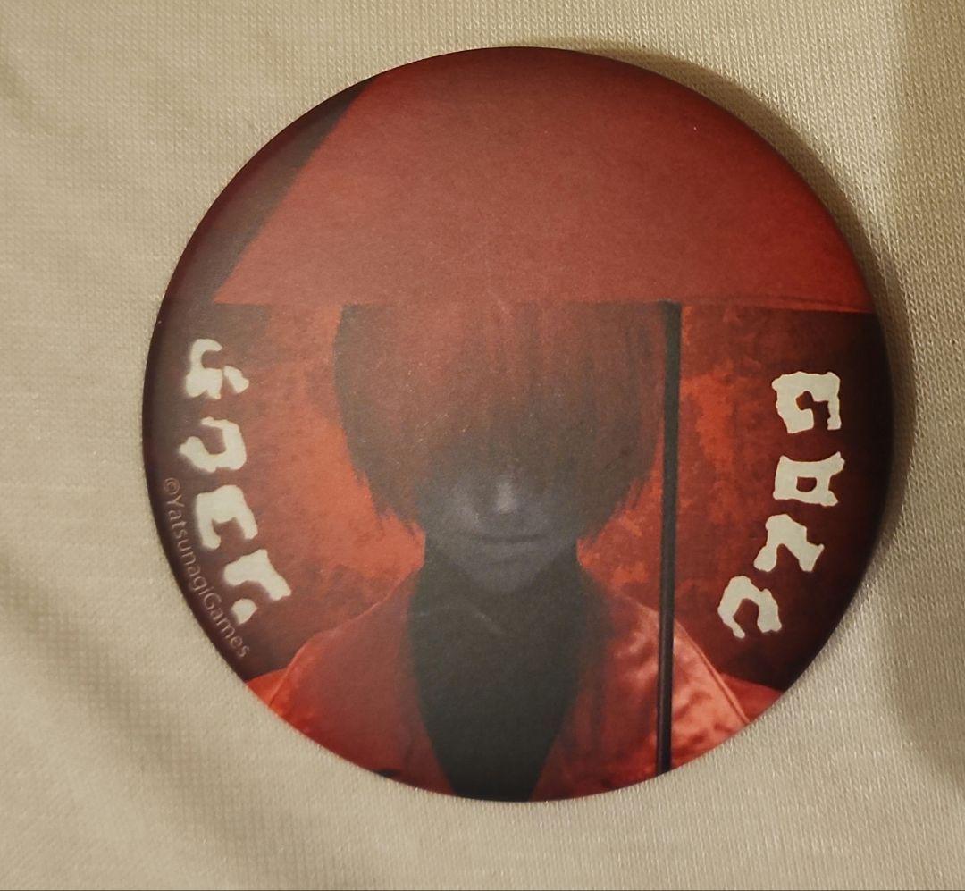 文字化化 缶バッジ 赤い傘の男 事後通販特典 ポップアップ 這いばい男