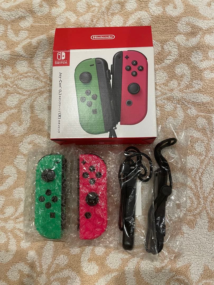Nintendo Switch Joy-Con グリーン/ピンク セット 純正 - メルカリ