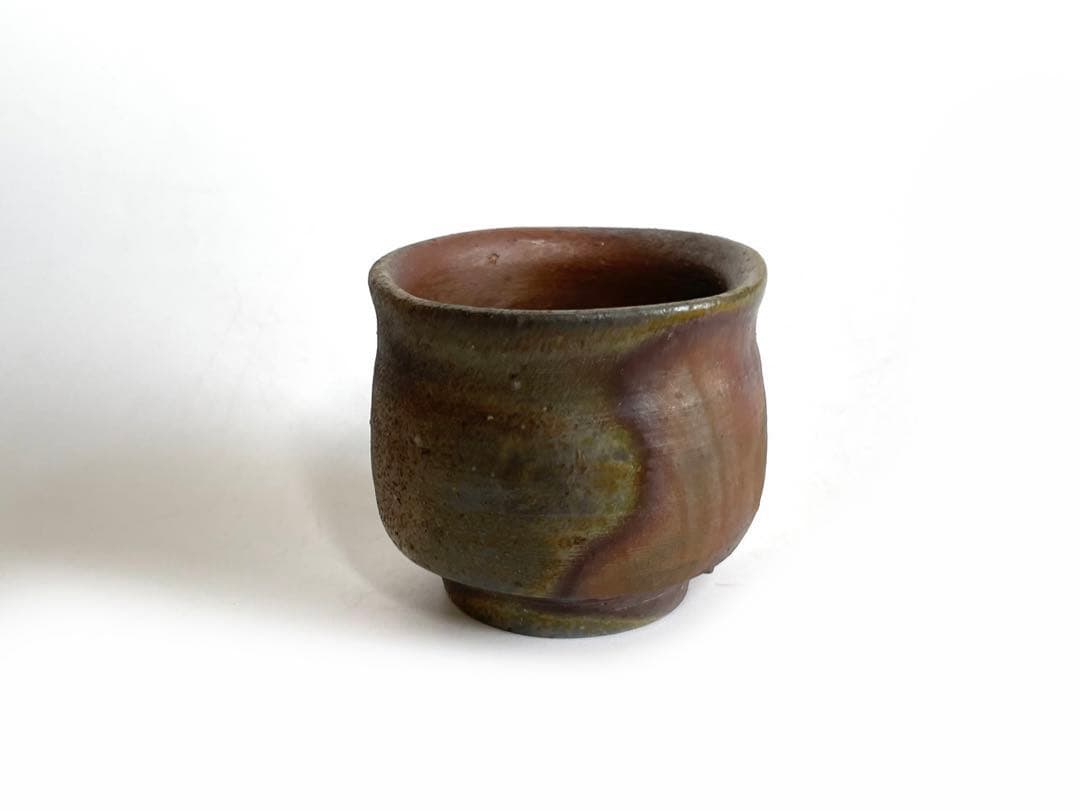 陶芸家伊勢崎満備前徳利酒器備前焼窯変伊勢崎陽山共箱