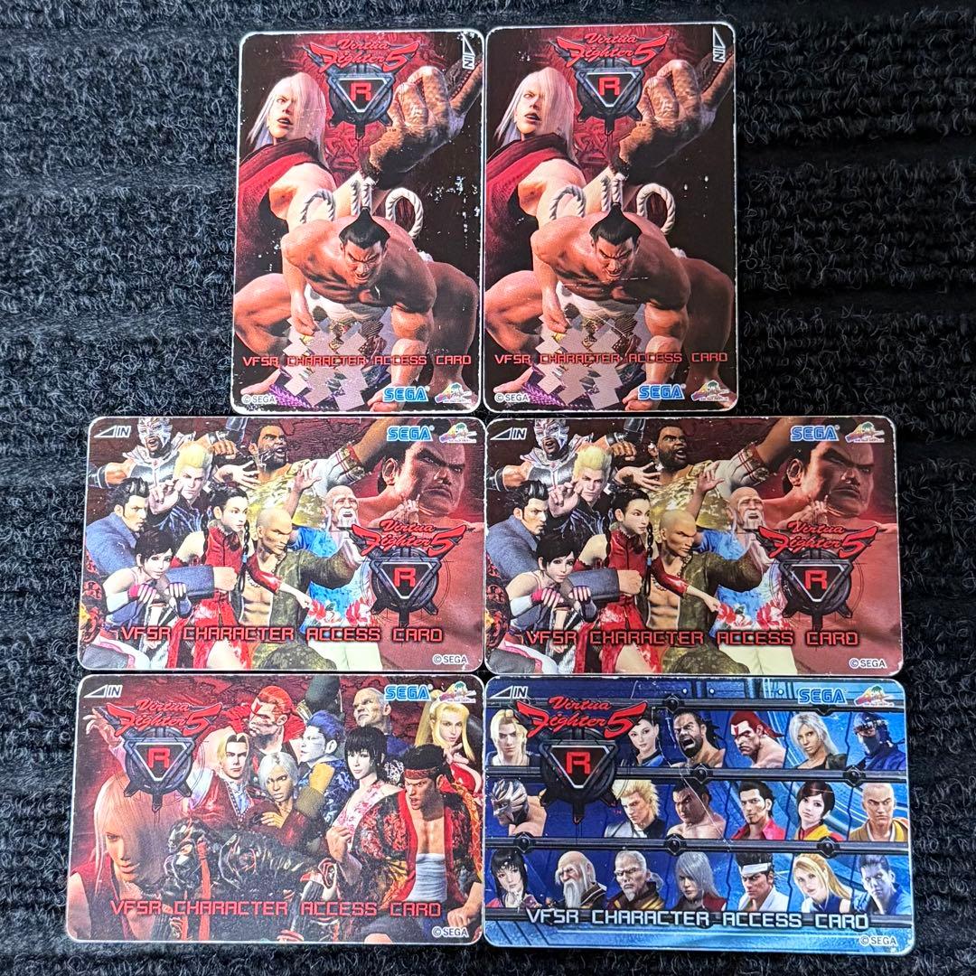 バーチャファイター5 R キャラクターアクセスカード セガ 6枚 - メルカリ