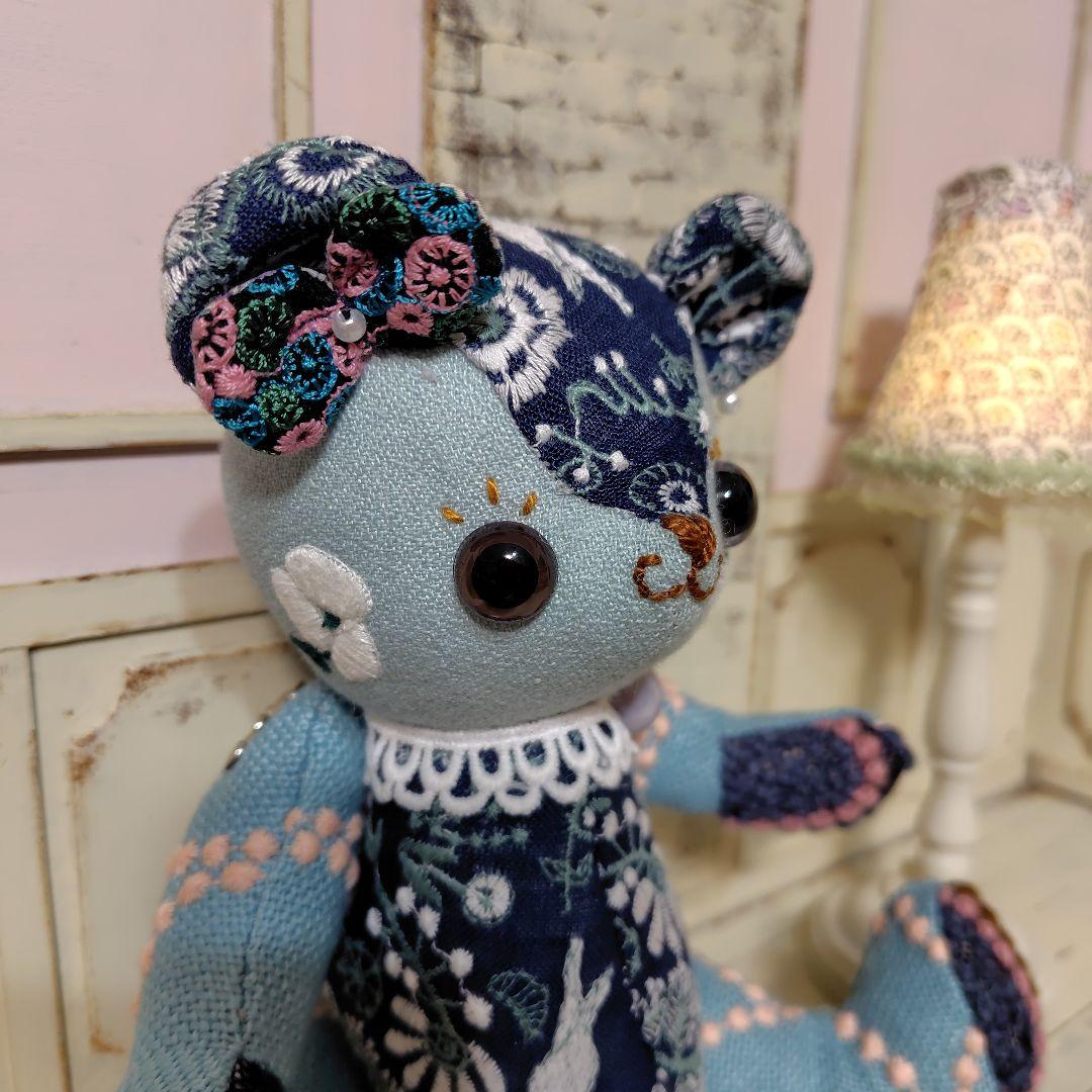 ミナペルホネン＊ハンドメイド＊ぬいぐるみ＊テディベア＊78 55f8bf02bca7a30579d13bf953c9d0