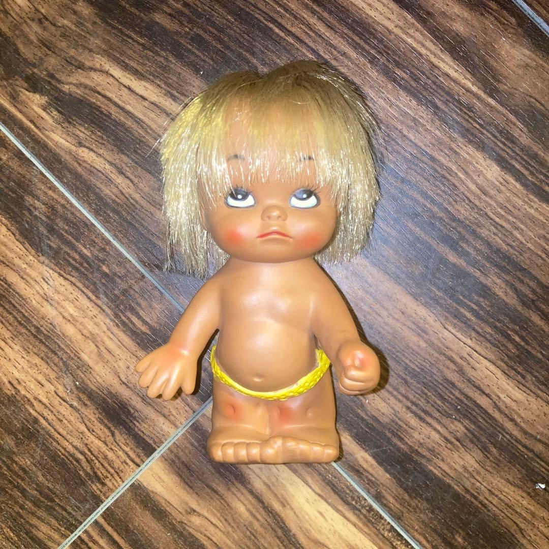 サンリオ ソフビ くろんぼ人形 昭和の人形 - メルカリ