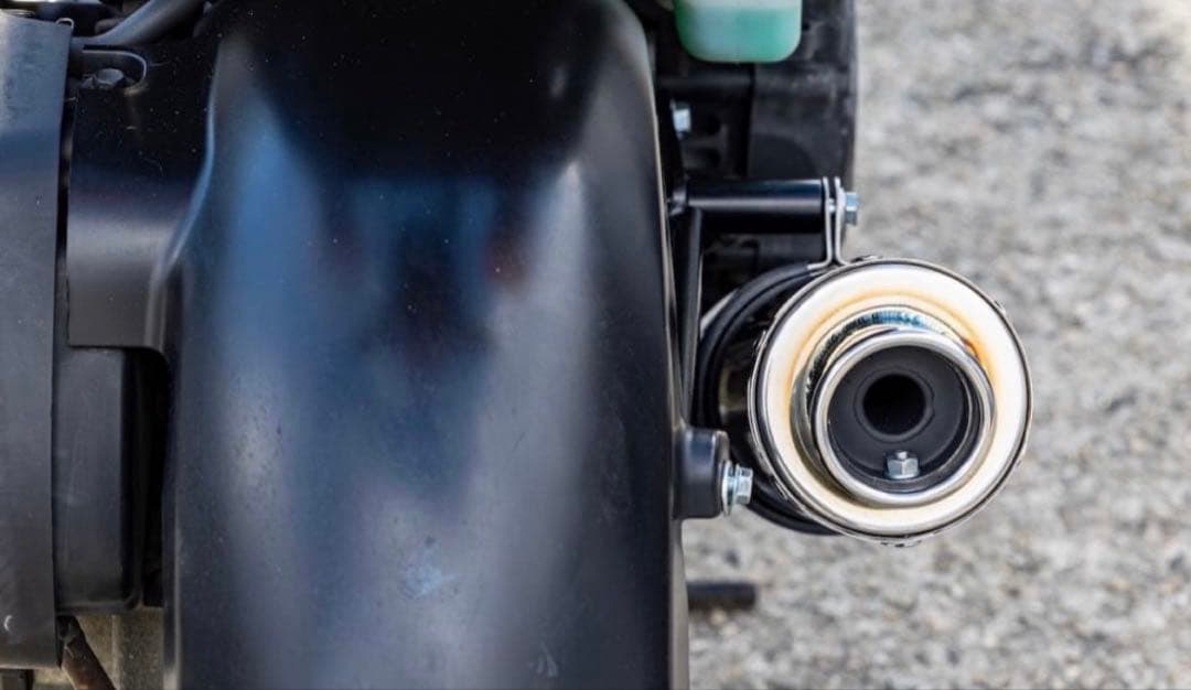 新 HMS製AF58 ズーマー 50 B2X ステンレスマフラー ブラック - メルカリ