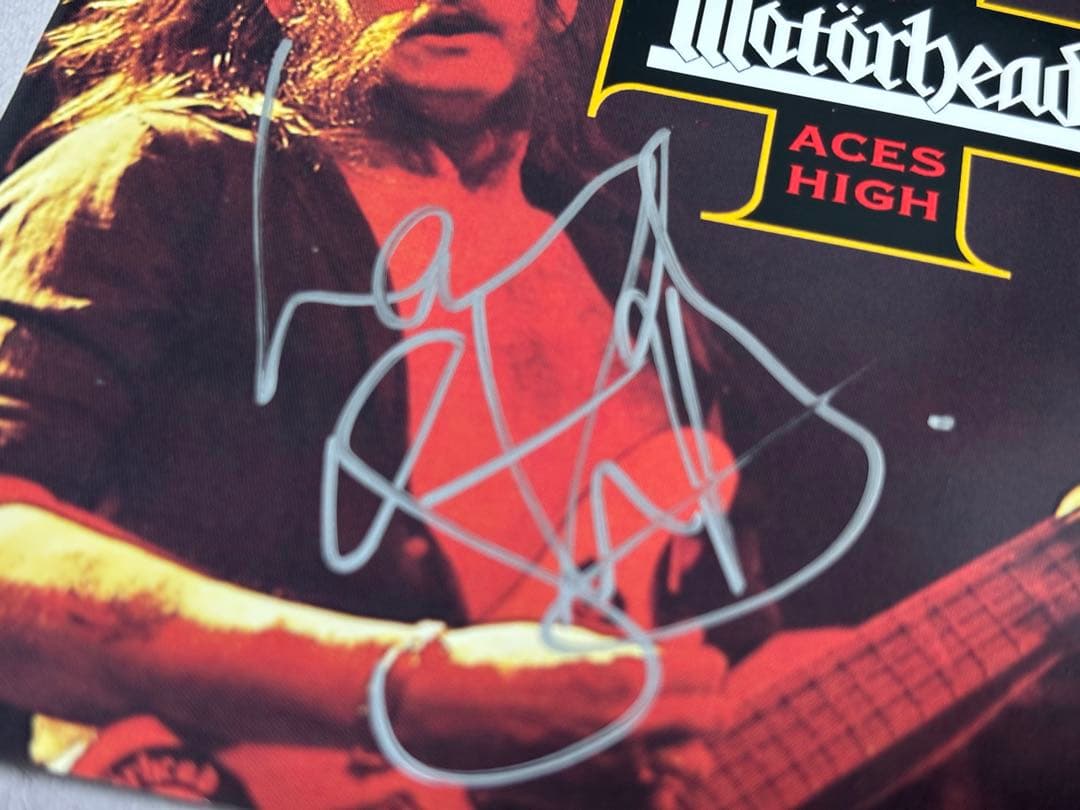 レア レミー・キルミスター Motörhead Aces High サインCD - メルカリ
