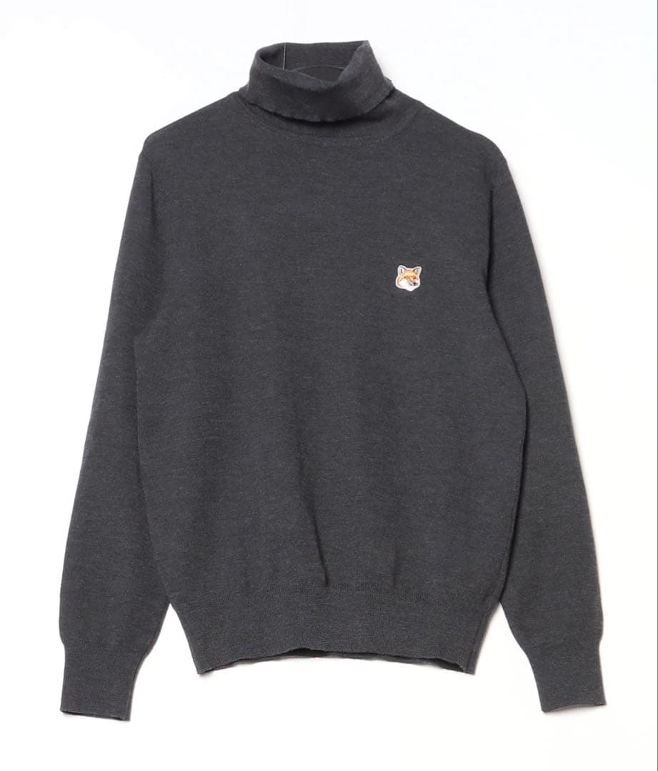 MAISON KITSUNE メゾンキツネ タートルネックニット MAISON KITSUNE（メゾン キツネ） タートルネック ニット FOX HEAD