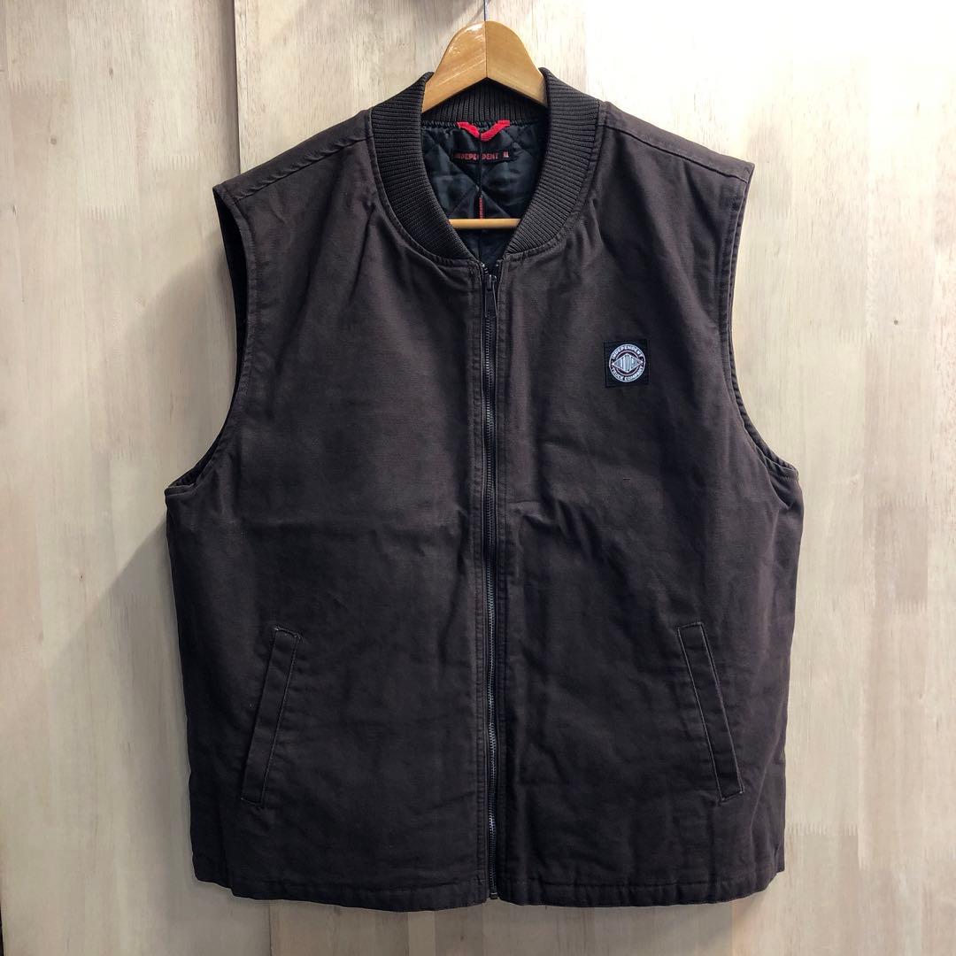 INDEPENDENT インディペンデント USモデル ワークベスト ダック 茶