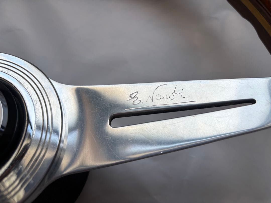 NARDI 1985年 ナルディ wood 36.5φ リング➕ホーンボタン付き