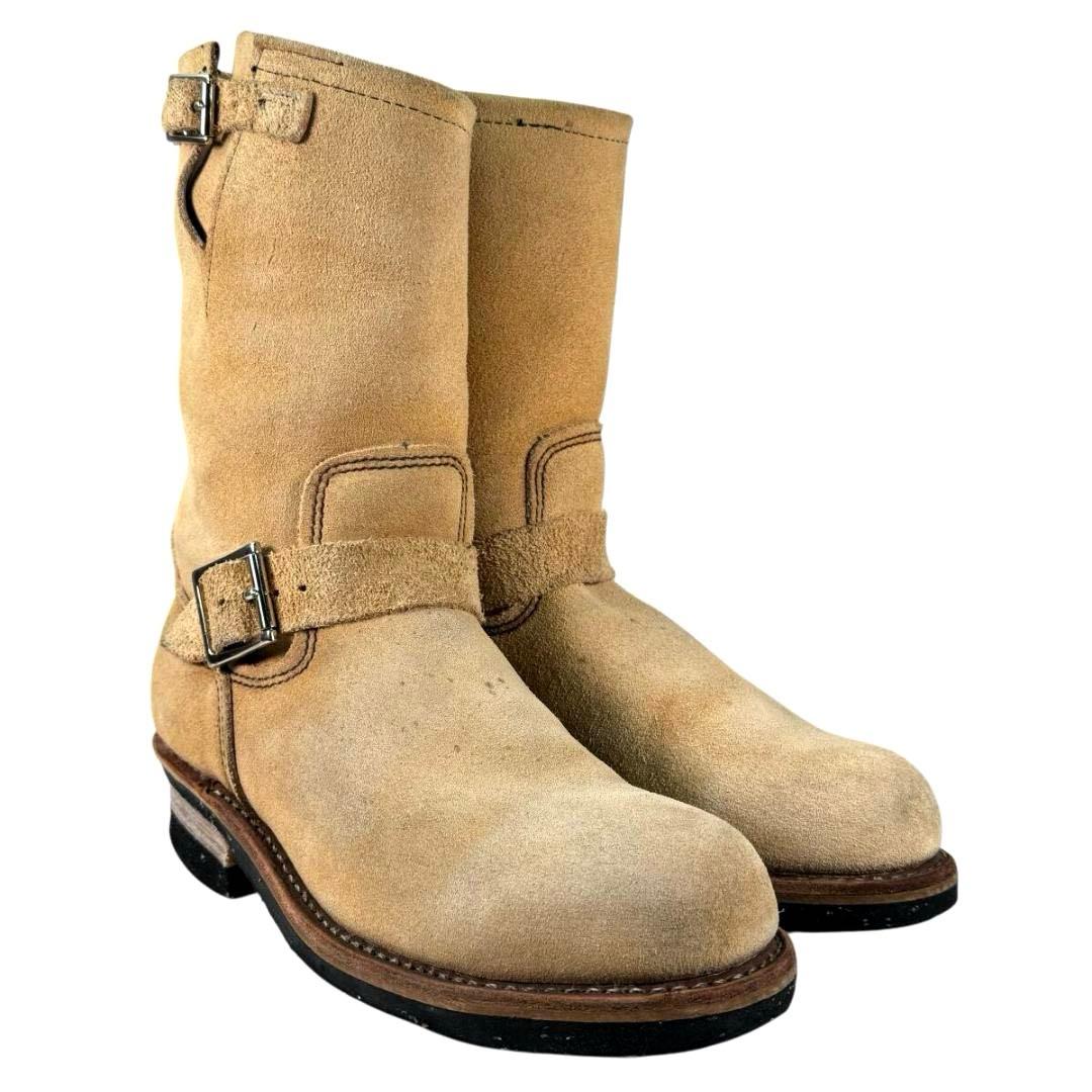 ☆清潔☆廃盤☆PT99☆8268☆スエード ☆エンジニアブーツ☆レッド