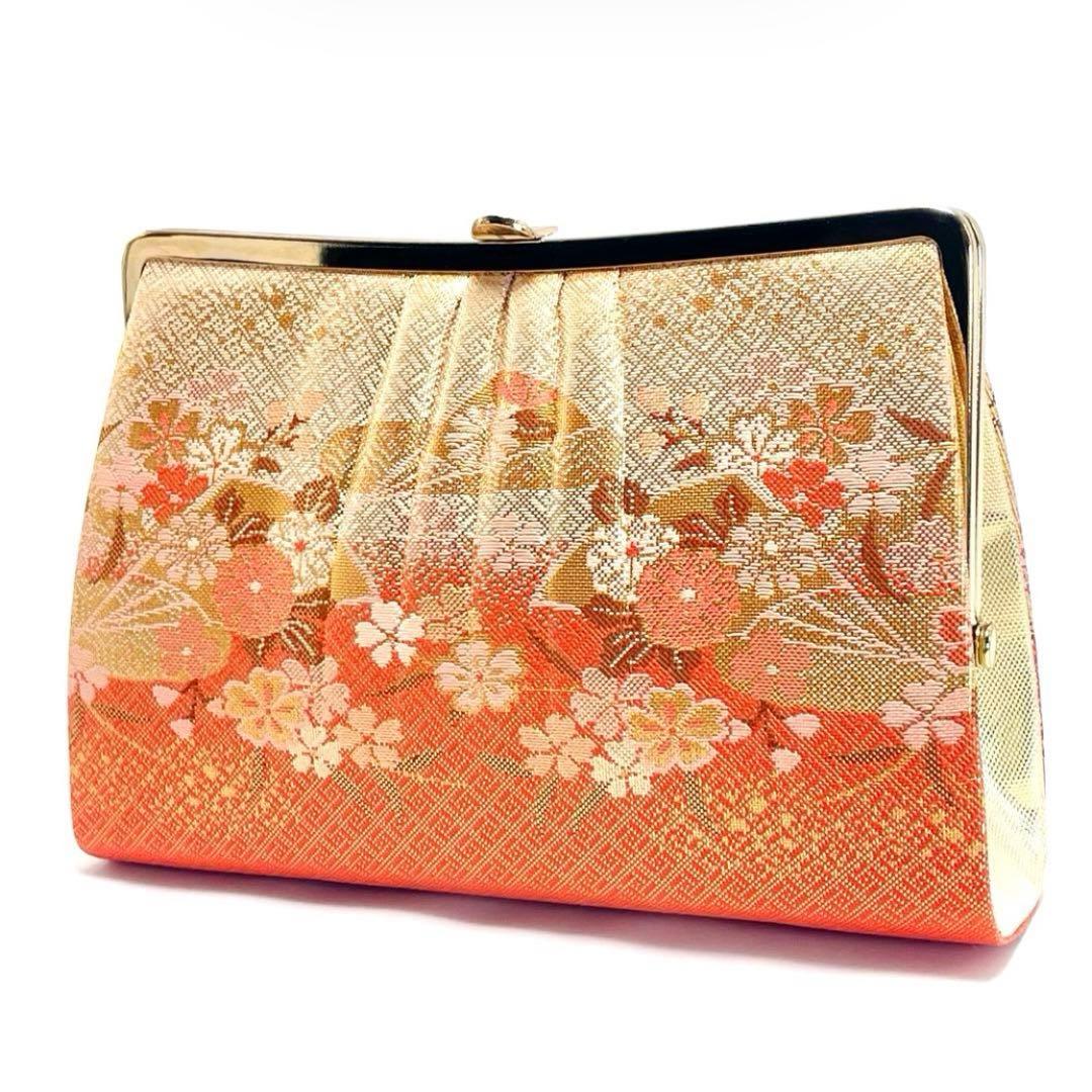 御誂 和装用セット 2way バッグ 草履 2点セット ゴールド レディース