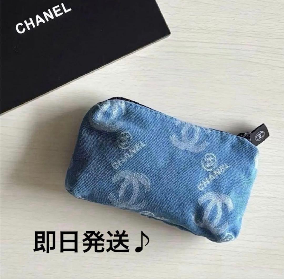CHANEL シャネル デニムポーチ ノベルティ 新品未使用品 - メルカリ