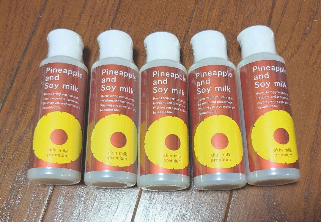 鈴木ハーブ研究所 パイナップル豆乳スキンミルクプレミアム 100ml×5本 パイナップル豆乳スキンミルクプレミアム｜【公式】鈴木ハーブ研究所