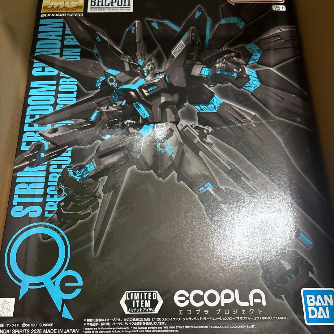 MG ストライクフリーダムガンダム ネオンブルー リサーキュレーション
