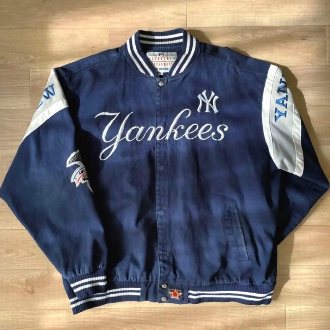 希少】90s ジェフハミルトン ニューヨーク ヤンキース スタジャン MLB