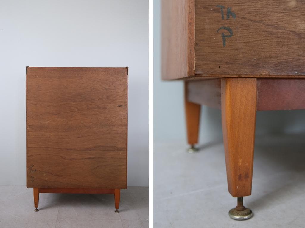 英国アンティークチーク古木ライティングビューロー/木製デスク勉強机