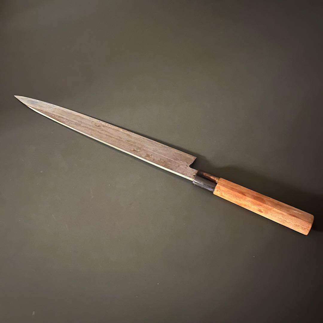 柳刃包丁 刺身包丁 300mm 正夫 青銅 月界作 - メルカリ