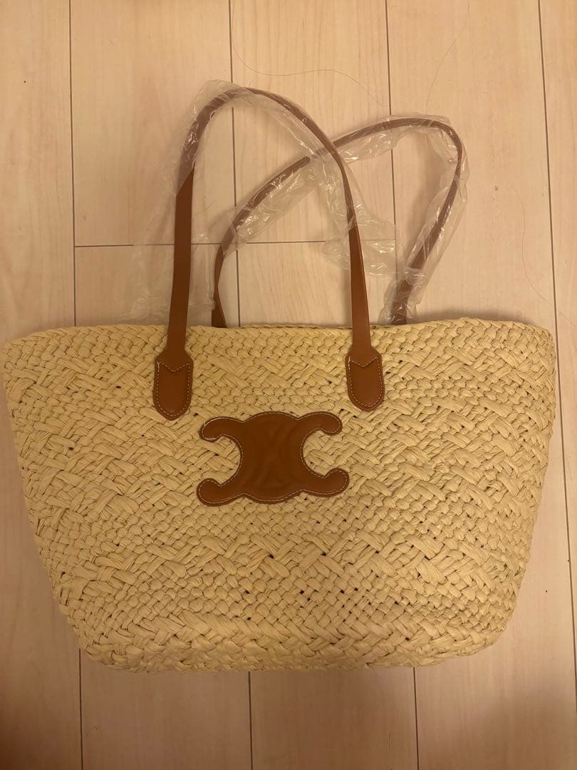 CELINE セリーヌ かごバッグ ベージュ セリーヌ かごバッグ/トートバッグ/ショルダーバッグ バッグ