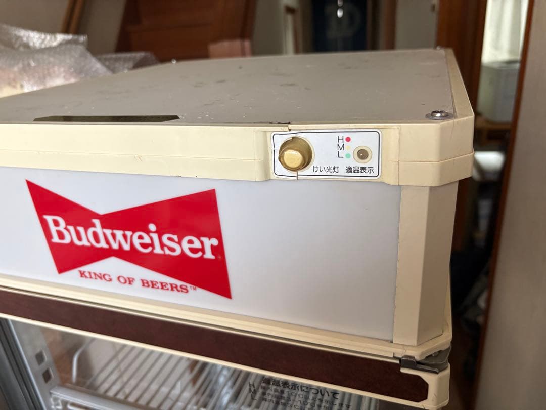 □希少□Sanyo ショーケース 冷蔵庫 バドワイザー 什器アメリカン