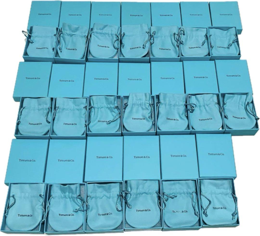 Tiffanyティファニー　空箱巾着20セット 現行品 Tiffany ティファニー空箱 巾着袋10セット 現行品Tiffany