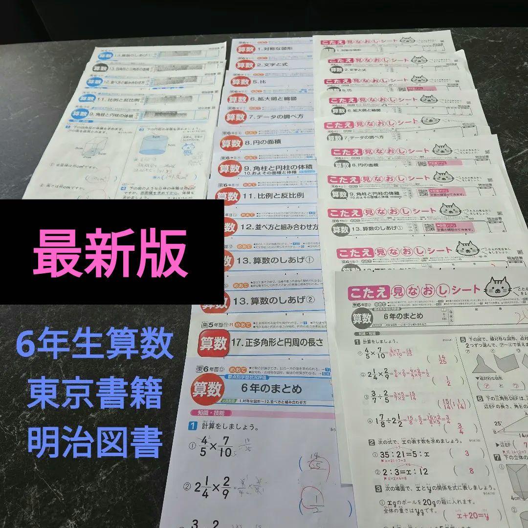 6年生カラーテスト算数 東京書籍 明治図書 - メルカリ