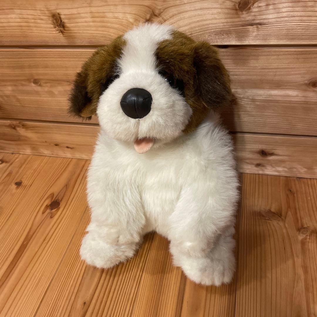 ファースト社 セントバーナード ぬいぐるみ 昭和レトロ 約40㎝ - メルカリ