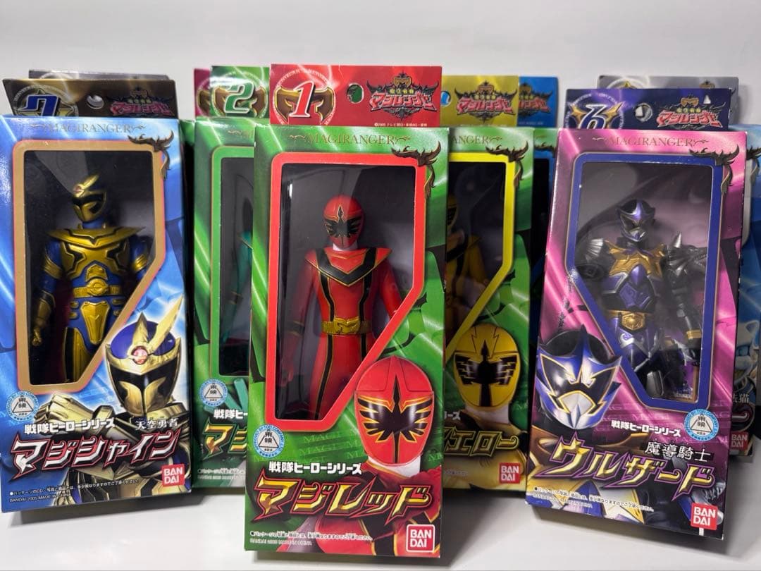 魔法戦隊マジレンジャー フィギュア 9体セット - メルカリ