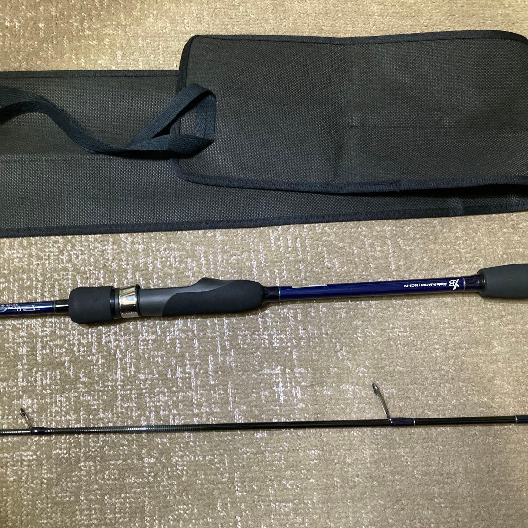 ヤマガブランクス　ライトゲームロッド　ブルーカレントⅢ 74 ヤマガブランクス ブルーカレント3 BlueCurrent III 74 (ライトゲーム