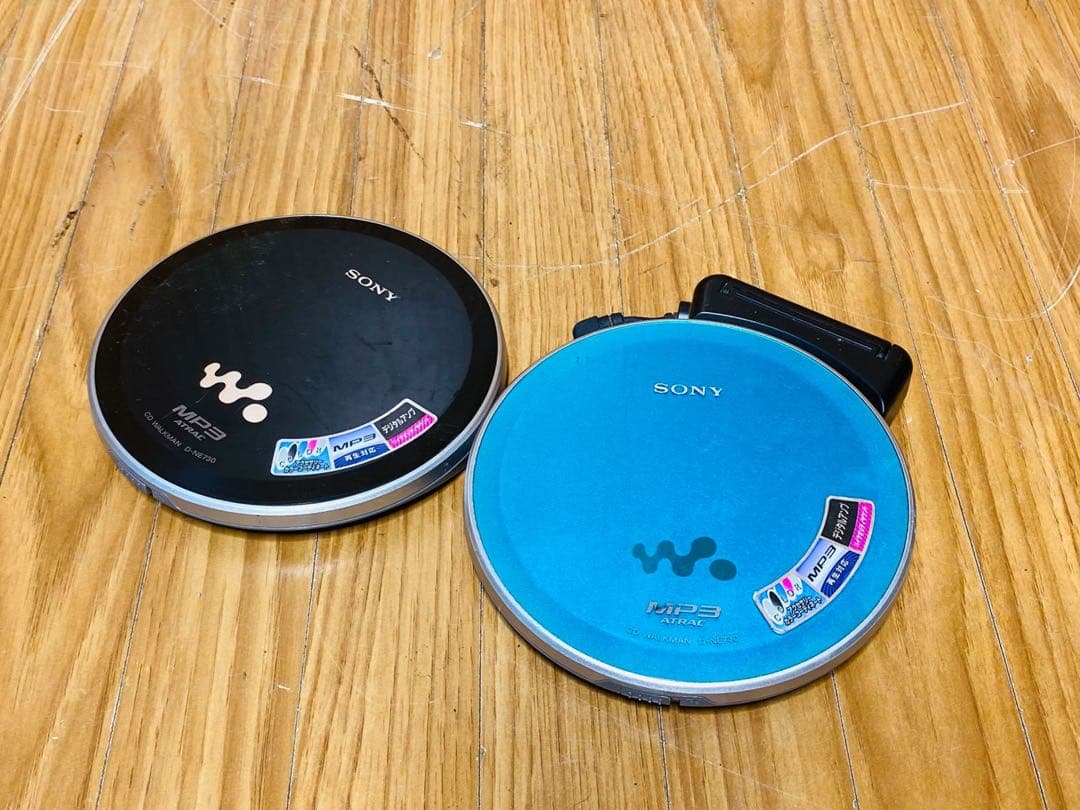 SONY ポータブルCDプレーヤー 2色セット D-NE730 中古 ポータブル CD プレイヤー SONY D-NE730-P ピンク CDウォークマン