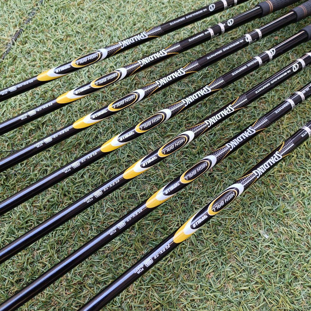 ぶっ飛び系】スポルディング ハイボールパワーアイアン 7本