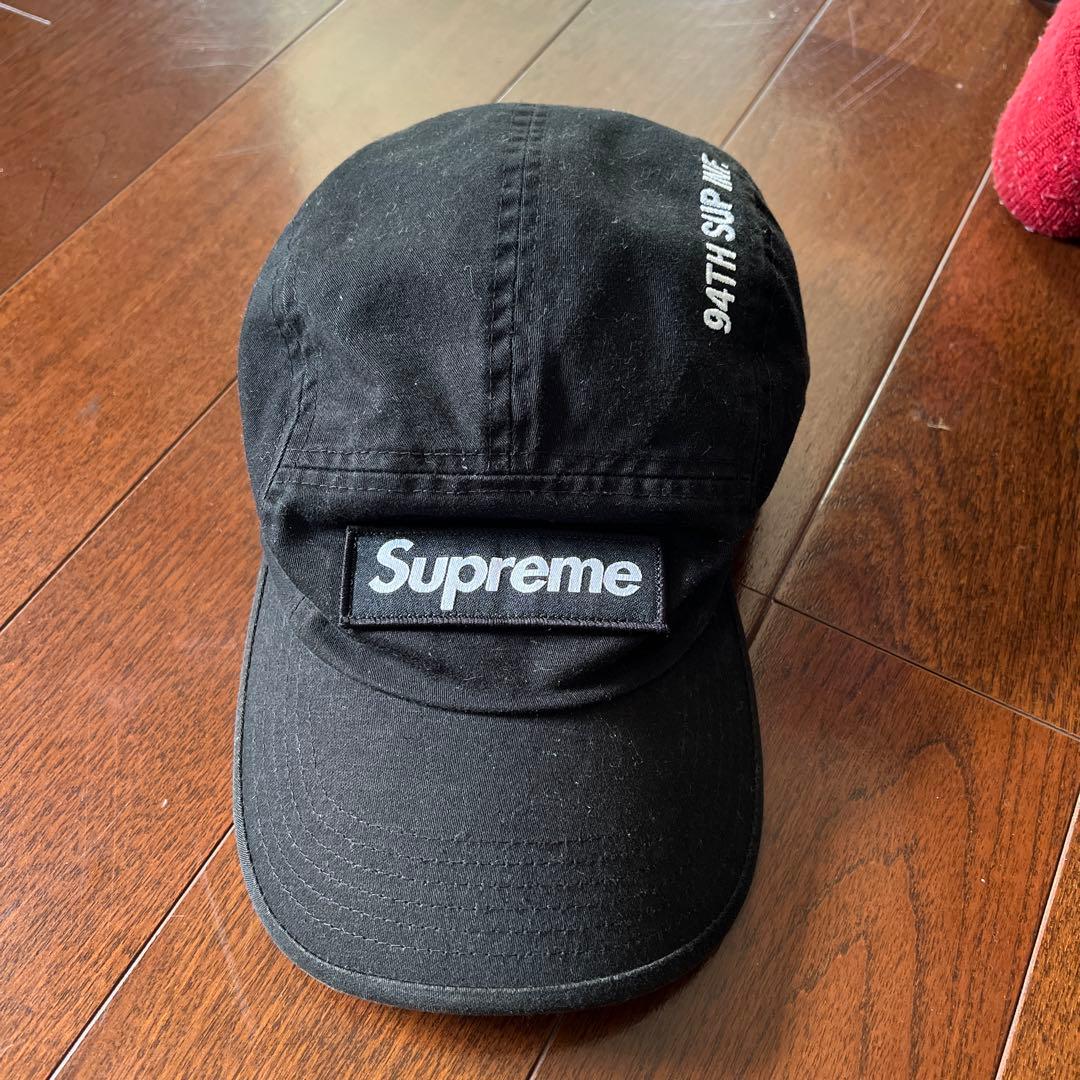 Supreme ブラックキャップ 94TH SUP INF. - メルカリ