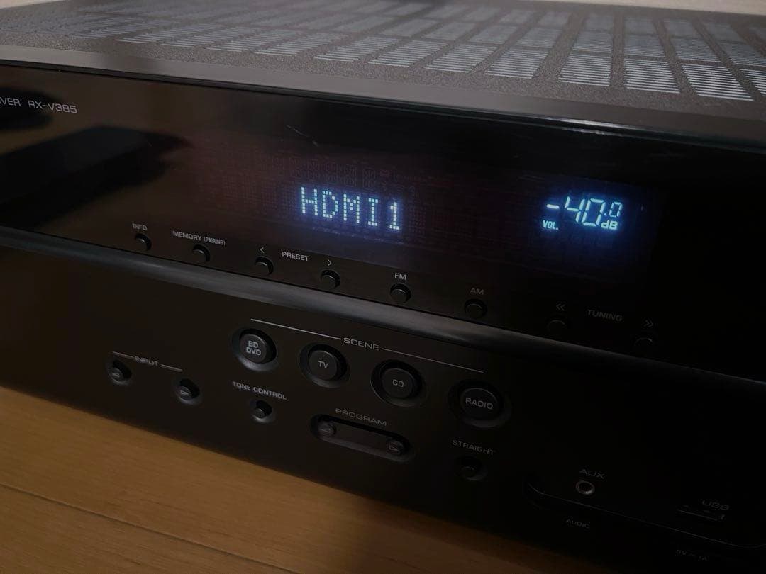 美品 YAMAHA RX-V385 他5.1ch 純正スピーカーセット +付属品 - メルカリ