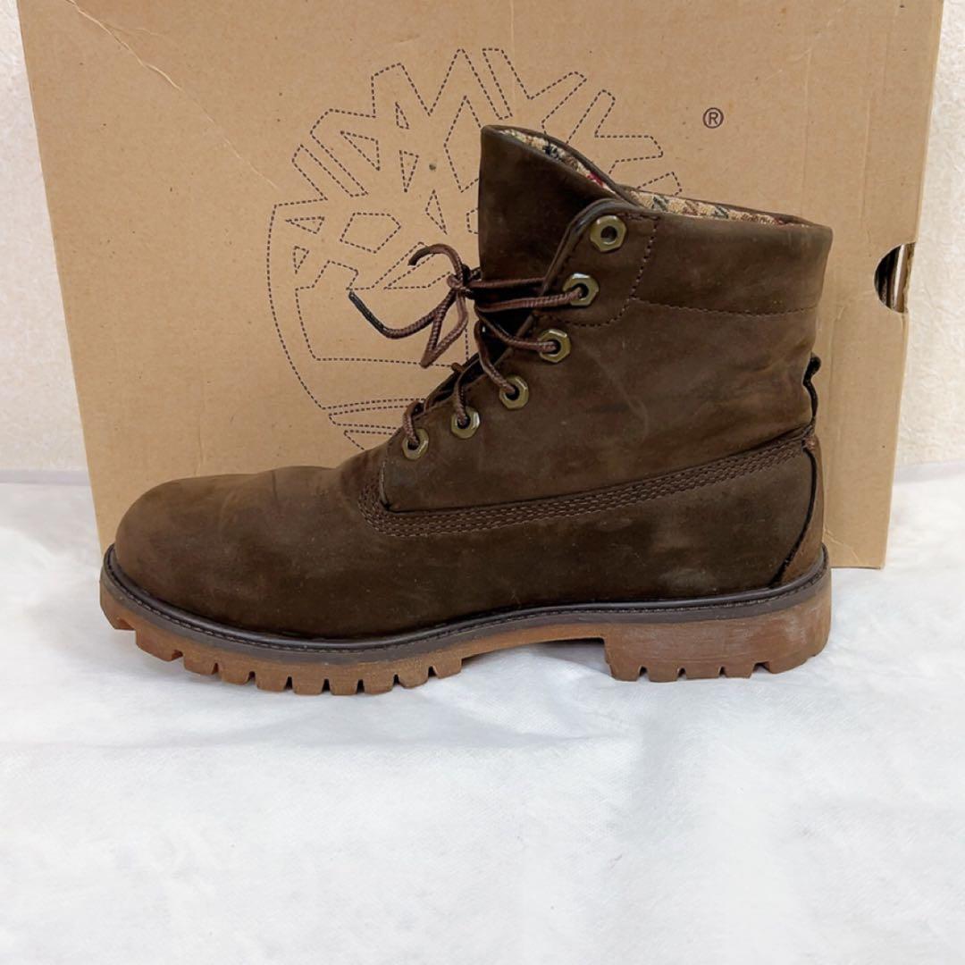 ティンバーランド ウールリッチ ワークブーツ 8.5 26.5cm ブラウン