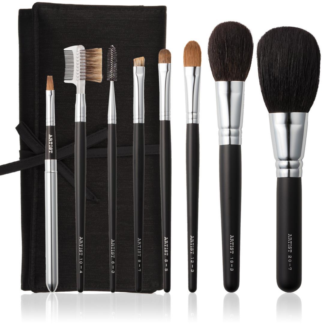 熊野筆化粧筆セット 竹宝堂8本