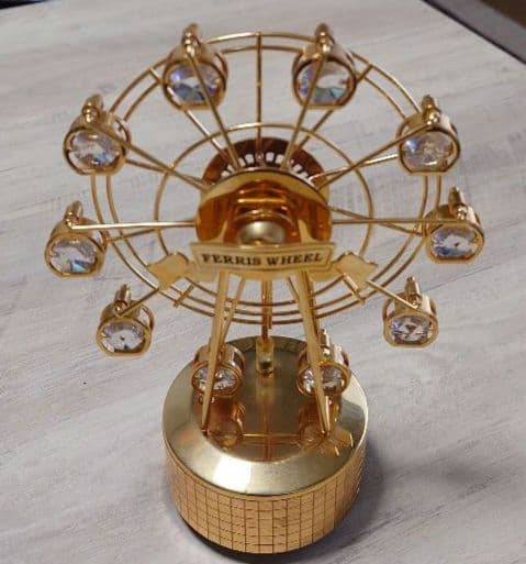 回転式観覧車 オルゴール スワロフスキー - メルカリ