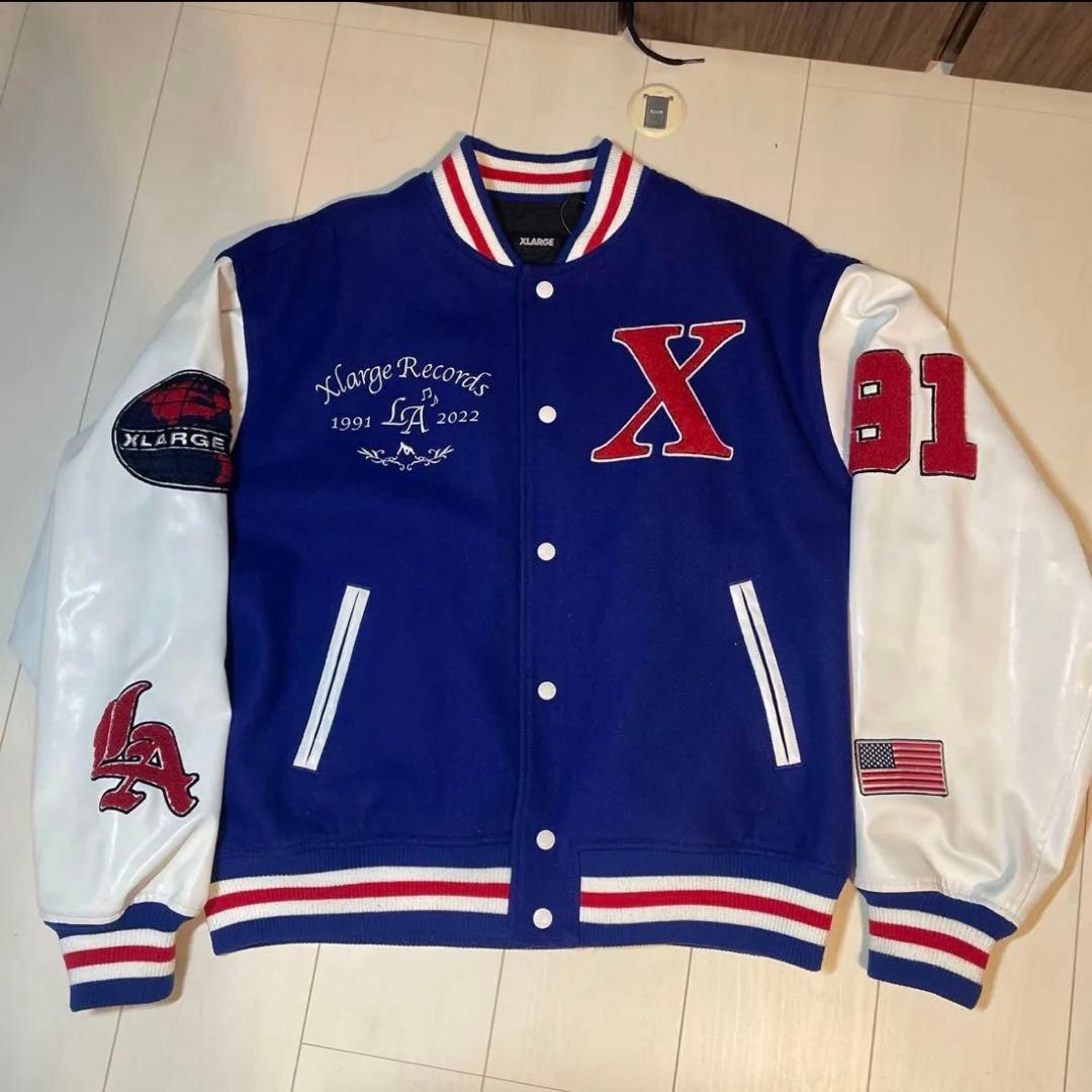 xlarge スタジャン エクストララージ og logo varsity XLARGE（エクストラ ラージ） スタジャン OG LOGO VARSITY JACKET